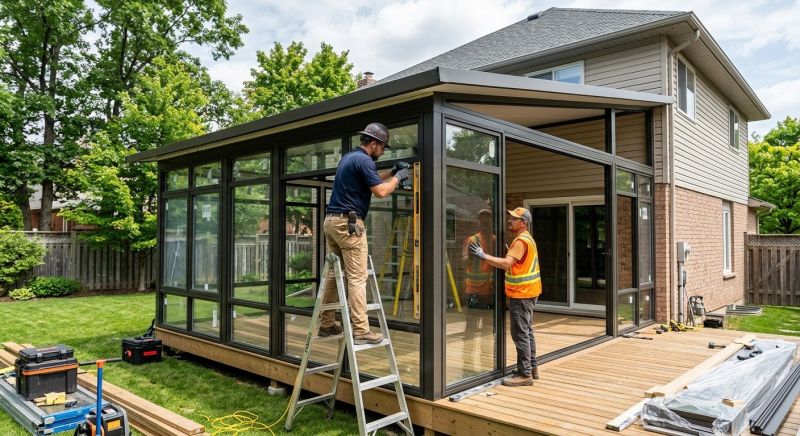 Enclosed Patio Installation